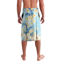 Hawaii Hibiscus Plumeria Blue Lavalava Polynesian Pattern LT01 - Polynesian Pride