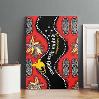 Papua New Guinea 50th Independence Canvas Wall Art PNG Batik Pattern LT01 - Polynesian Pride