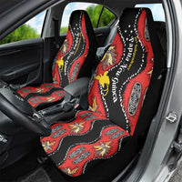 Papua New Guinea 50th Independence Car Seat Cover PNG Batik Pattern - Polynesian Pride