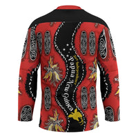 Papua New Guinea 50th Independence Hockey Jersey PNG Batik Pattern LT01 - Polynesian Pride