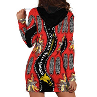 Papua New Guinea 50th Independence Hoodie Dress PNG Batik Pattern LT01 - Polynesian Pride