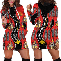 Papua New Guinea 50th Independence Hoodie Dress PNG Batik Pattern LT01 - Polynesian Pride
