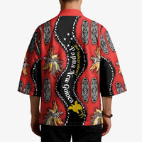 Papua New Guinea 50th Independence Kimono PNG Batik Pattern - Polynesian Pride