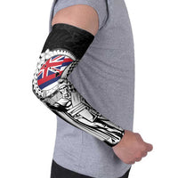 Personalized Hawaii King Kamehameha Arm Sleeves Flag Polynesian Pattern LT01 - Polynesian Pride