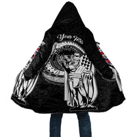 Personalized Hawaii King Kamehameha Cloak Flag Polynesian Pattern LT01 Unisex Black - Polynesian Pride