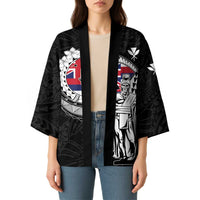 Personalized Hawaii King Kamehameha Kimono Flag Polynesian Pattern LT01 - Polynesian Pride