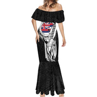 Personalized Hawaii King Kamehameha Mermaid Dress Flag Polynesian Pattern LT01 - Polynesian Pride