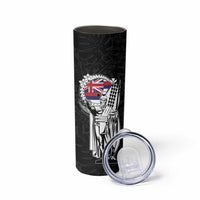 Personalized Hawaii King Kamehameha Skinny Tumbler Flag Polynesian Pattern LT01 - Polynesian Pride