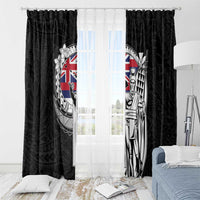 Hawaii King Kamehameha Window Curtain Flag Polynesian Pattern LT01 - Polynesian Pride