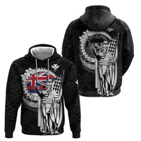 Personalized Hawaii King Kamehameha Zip Hoodie Flag Polynesian Pattern LT01 - Polynesian Pride