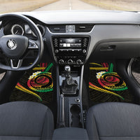 Vanuatu Independence Day Car Mats Yumi 46th Hapi Indipendens Dei LT01 Set 2pcs - Front Black - Polynesian Pride