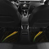 Vanuatu Independence Day Car Mats Yumi 45th Hapi Indipendens Dei LT01 Set 2pcs - Back Black - Polynesian Pride
