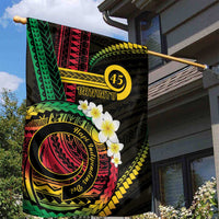 Vanuatu Independence Day Garden Flag Yumi 45th Hapi Indipendens Dei LT01 - Polynesian Pride