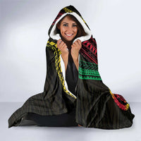 Vanuatu Independence Day Hooded Blanket Yumi 45th Hapi Indipendens Dei LT01 - Polynesian Pride