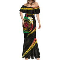 Vanuatu Independence Day Mermaid Dress Yumi 46th Hapi Indipendens Dei LT01 - Polynesian Pride