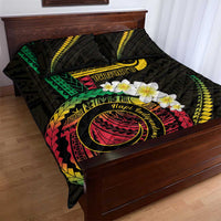 Vanuatu Independence Day Quilt Bed Set Yumi 45th Hapi Indipendens Dei LT01 - Polynesian Pride