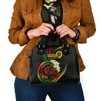 Vanuatu Independence Day Shoulder Handbag Yumi 46th Hapi Indipendens Dei LT01 - Polynesian Pride