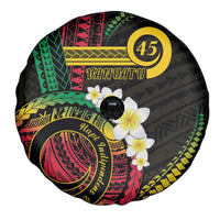 Vanuatu Independence Day Spare Tire Cover Yumi 45th Hapi Indipendens Dei LT01 - Polynesian Pride