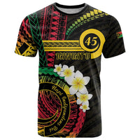 Vanuatu Independence Day T Shirt Yumi 46th Hapi Indipendens Dei LT01 Black - Polynesian Pride