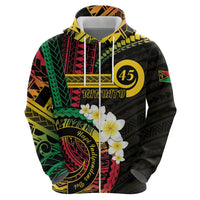 Vanuatu Independence Day Zip Hoodie Yumi 45th Hapi Indipendens Dei LT01