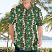 Pikake Maile Tiare Lei Hawaiian Shirt Omaomao Lauhala Pattern LT01 - Polynesian Pride