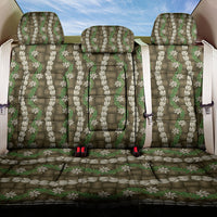 Pikake Maile Tiare Lei Back Car Seat Cover Natural Lauhala Pattern