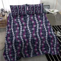 Pikake Maile Tiare Lei Bedding Set Poni Lauhala Pattern