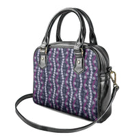 Pikake Maile Tiare Lei Shoulder Handbag Poni Lauhala Pattern