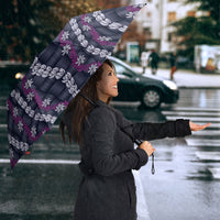 Pikake Maile Tiare Lei Umbrella Poni Lauhala Pattern