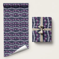 Pikake Maile Tiare Lei Wrapping Paper Poni Lauhala Pattern