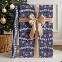 Pikake Maile Tiare Lei Wrapping Paper Poni Lauhala Pattern