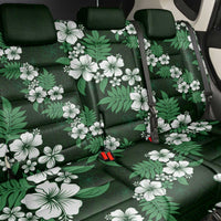 Hawaiian Hibiscus Tribal Floral Green Back Car Seat Cover Polynesian Tapa Pattern - Polynesian Pride