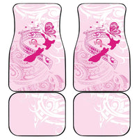 Personalised Aotearoa Breast Cancer Car Mats New Zealand Maori Pattern LT01 - Polynesian Pride