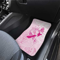Personalised Aotearoa Breast Cancer Car Mats New Zealand Maori Pattern LT01 - Polynesian Pride