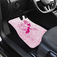Personalised Aotearoa Breast Cancer Car Mats New Zealand Maori Pattern LT01 - Polynesian Pride
