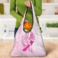 Aotearoa Breast Cancer Grocery Bag New Zealand Maori Pattern LT01 - Polynesian Pride