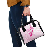 Personalised Aotearoa Breast Cancer Shoulder Handbag New Zealand Maori Pattern LT01 - Polynesian Pride