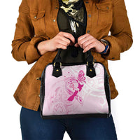 Personalised Aotearoa Breast Cancer Shoulder Handbag New Zealand Maori Pattern LT01 - Polynesian Pride