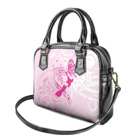 Personalised Aotearoa Breast Cancer Shoulder Handbag New Zealand Maori Pattern LT01 - Polynesian Pride