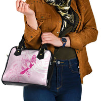Personalised Aotearoa Breast Cancer Shoulder Handbag New Zealand Maori Pattern LT01 - Polynesian Pride