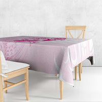 Personalised Aotearoa Breast Cancer Tablecloth New Zealand Maori Pattern LT01 - Polynesian Pride
