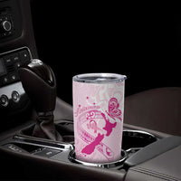 Personalised Aotearoa Breast Cancer Tumbler Cup Maori Pattern LT01 - Polynesian Pride