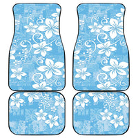 Fiji Tapa Pattern Car Mats Plumeria Floral LT01 - Polynesian Pride