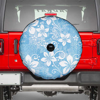 Fiji Tapa Pattern Spare Tire Cover Plumeria Floral LT01 - Polynesian Pride
