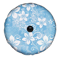 Fiji Tapa Pattern Spare Tire Cover Plumeria Floral LT01 - Polynesian Pride
