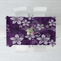 Plumeria Floral Tapa Pattern Amethyst Purple Tablecloth LT01 Purple - Polynesian Pride