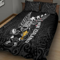 New Zealand Silver Fern Rugby Quilt Bed Set Aotearoa Champion 2023 World Cup LT01 - Polynesian Pride