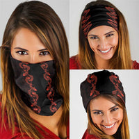 Hawaii Japan Koi Fish Red Neck Gaiter Tapa Pattern LT01 - Polynesian Pride