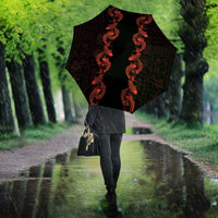 Hawaii Japan Koi Fish Red Umbrella Tapa Pattern LT01 - Polynesian Pride