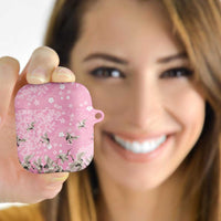 Cranes Sakura Floral Pink Pastel AirPods Case Hawaii Japan Culture LT01 - Polynesian Pride